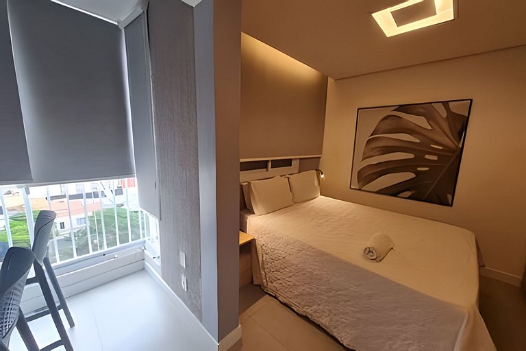 Apto completo e com bela vista