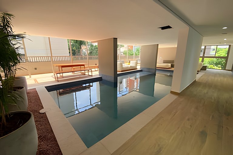 Apt com Academia e Piscina