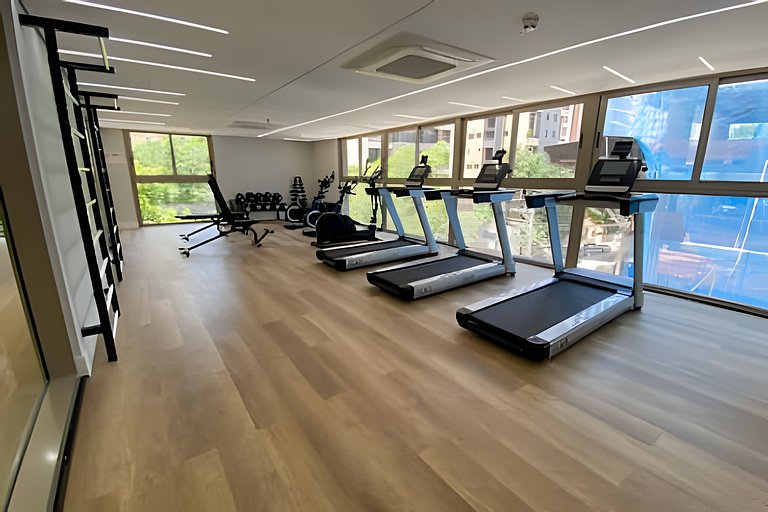 Apt com Academia e Piscina