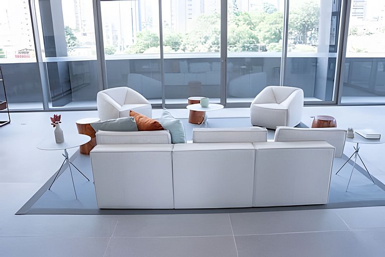 Studio c/ Piscina e Academia