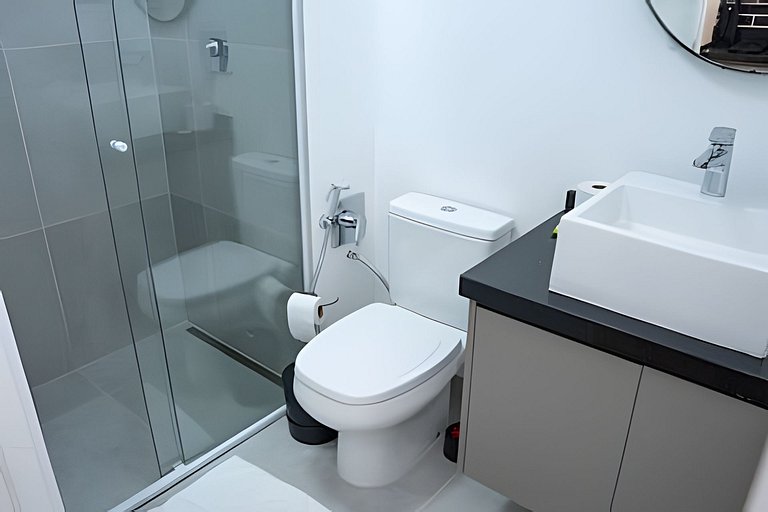 Studio c/ Piscina e Academia