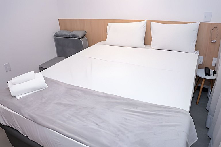 Studio c/ Piscina e Academia