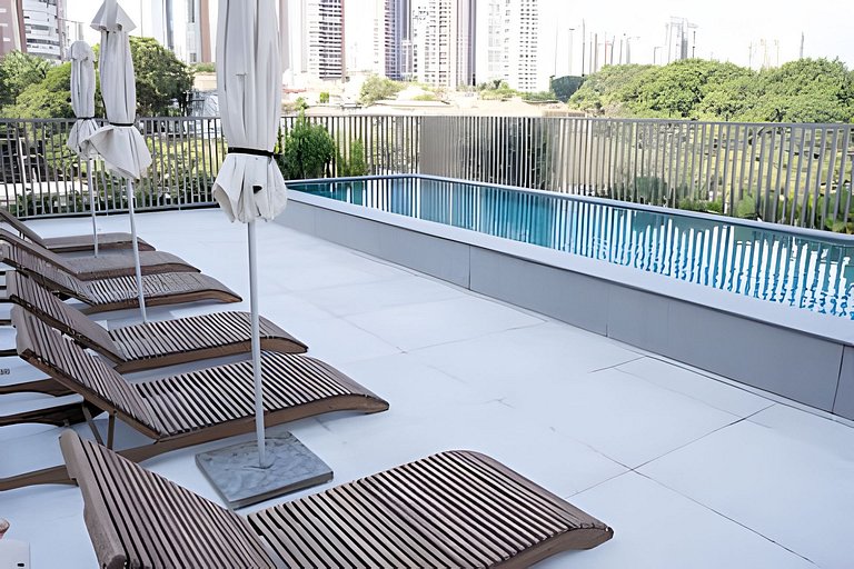 Studio c/ Piscina e Academia