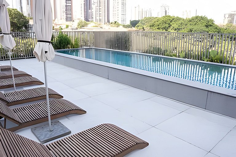 Studio c/ Piscina e Academia