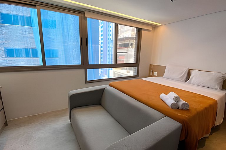 Conforto relaxante em Pinheiros AG Residence