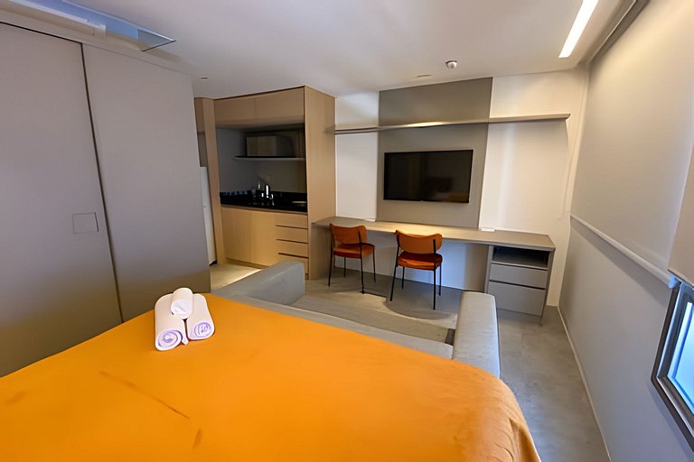 Conforto relaxante em Pinheiros AG Residence