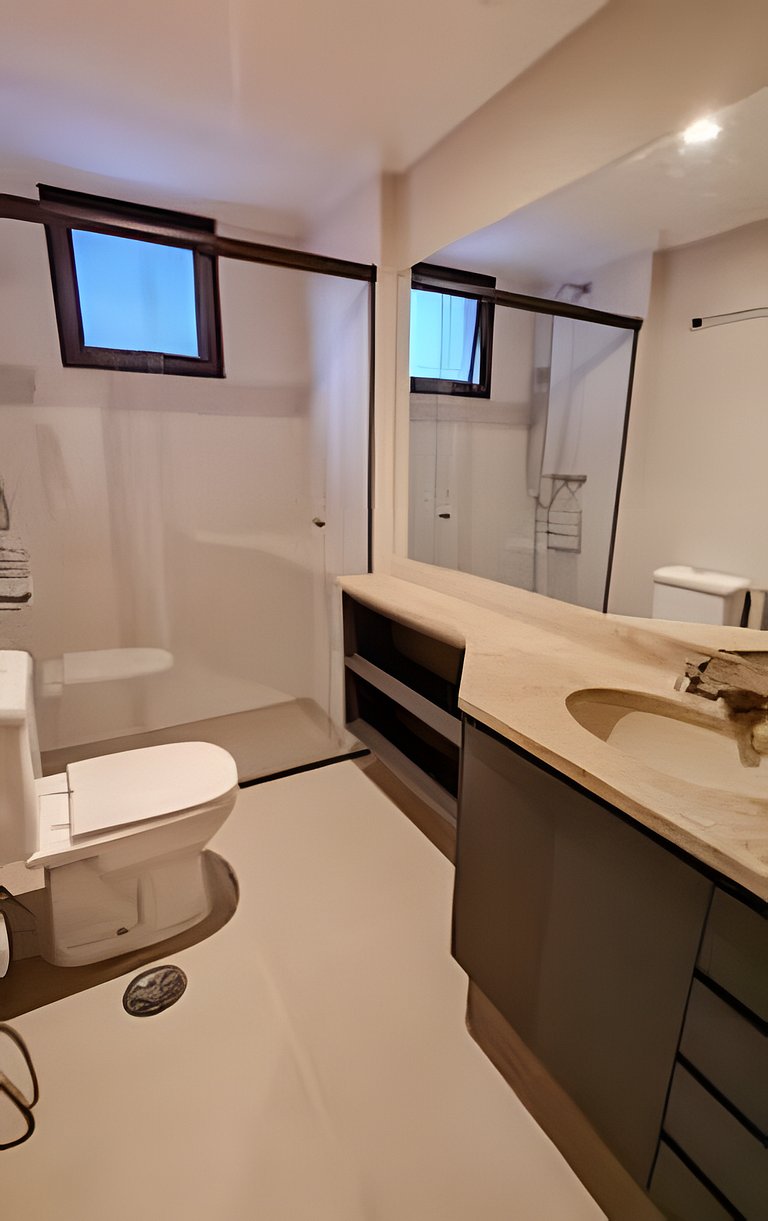 Apto completo no Hotel La Residence