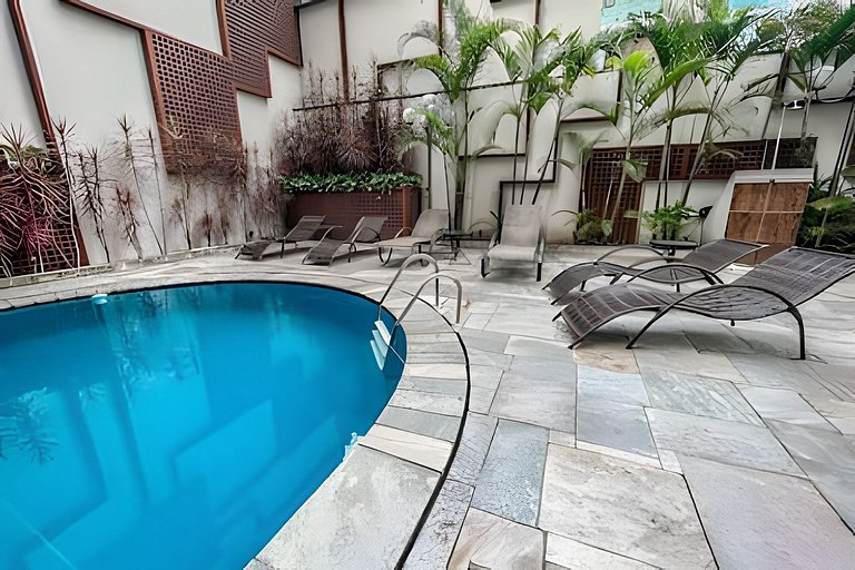 Um respiro verde no meio da agitação urbana