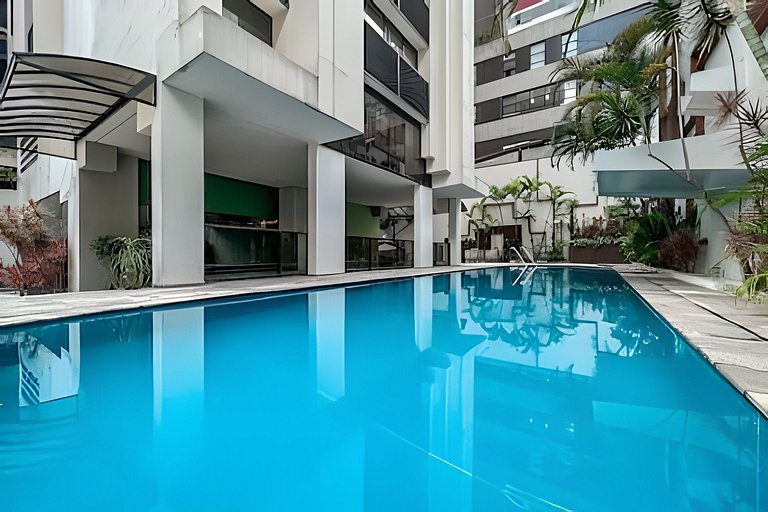 Um respiro verde no meio da agitação urbana