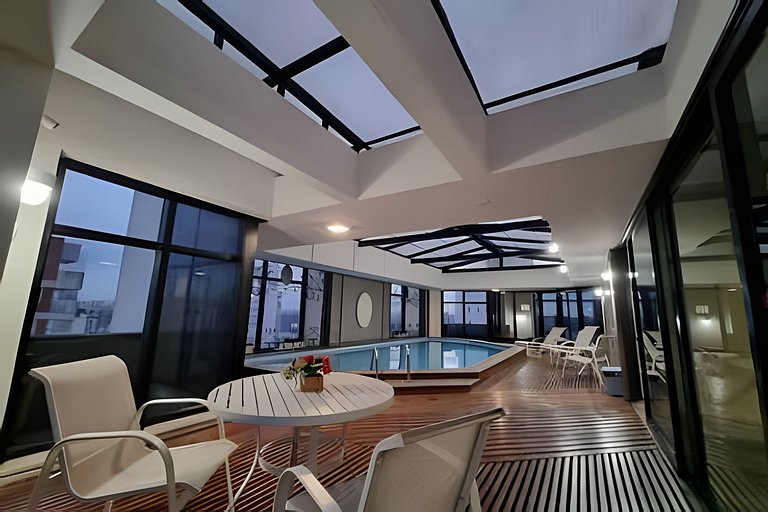 Apartamento, piscina e conforto