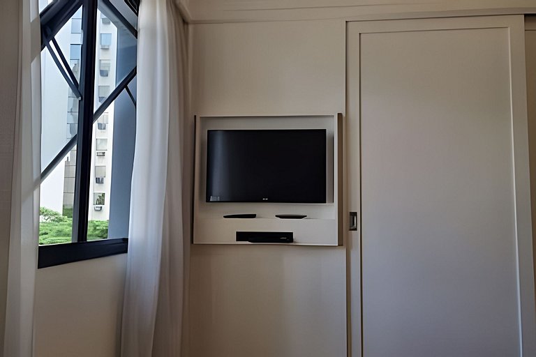 Ap charmoso em hotel no centro do Jardins