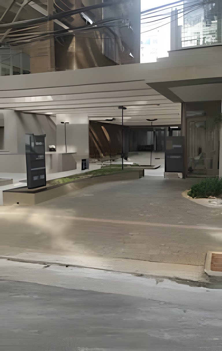 Flat lindo com piscina aquecida