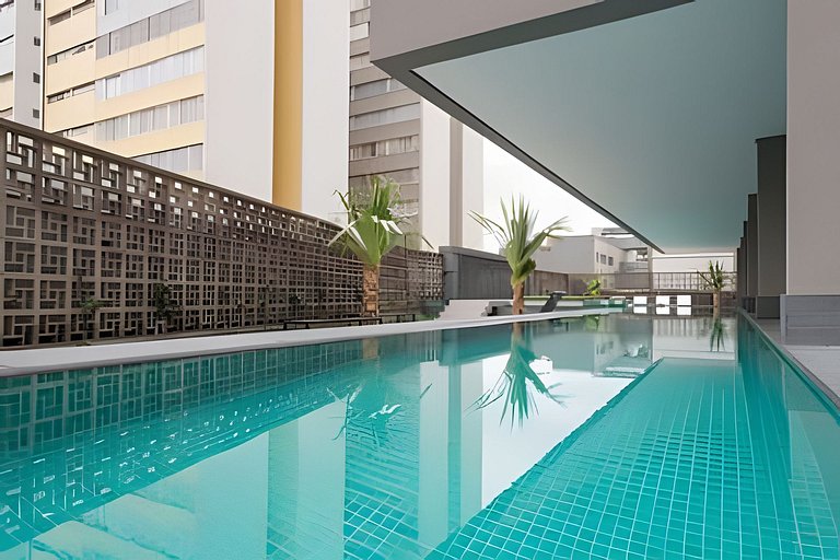 Apto ao lado do Allianz Parque com Piscina