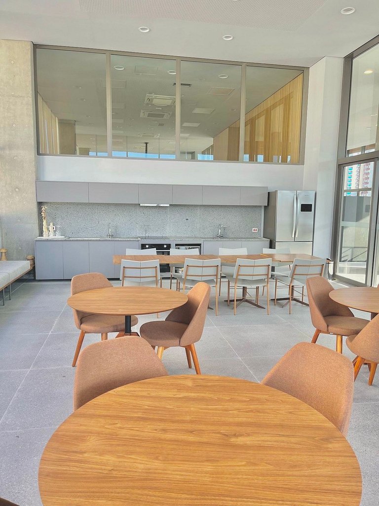 Studio c/ Piscina e Academia