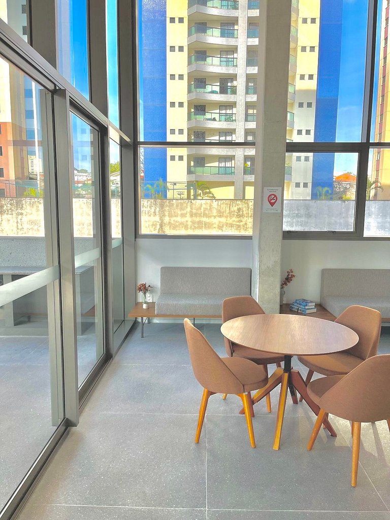 Studio c/ Piscina e Academia