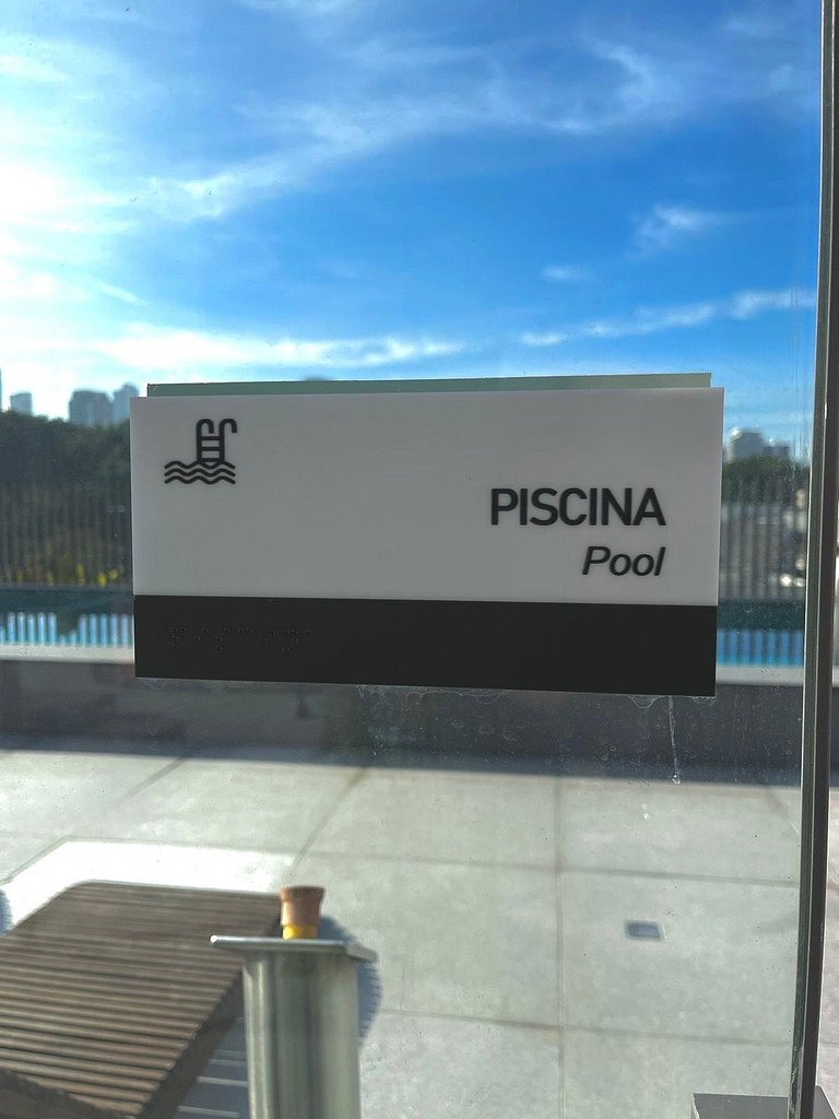 Studio c/ Piscina e Academia
