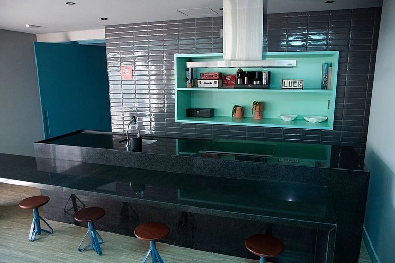 Estadia perfeita: Piscina|Bilhar|Varanda|Allianz