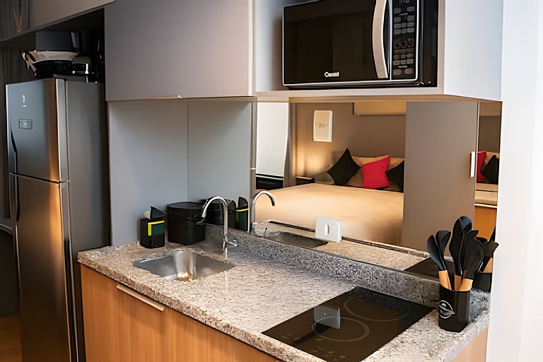Studio confortável a 200m da Av. Paulista