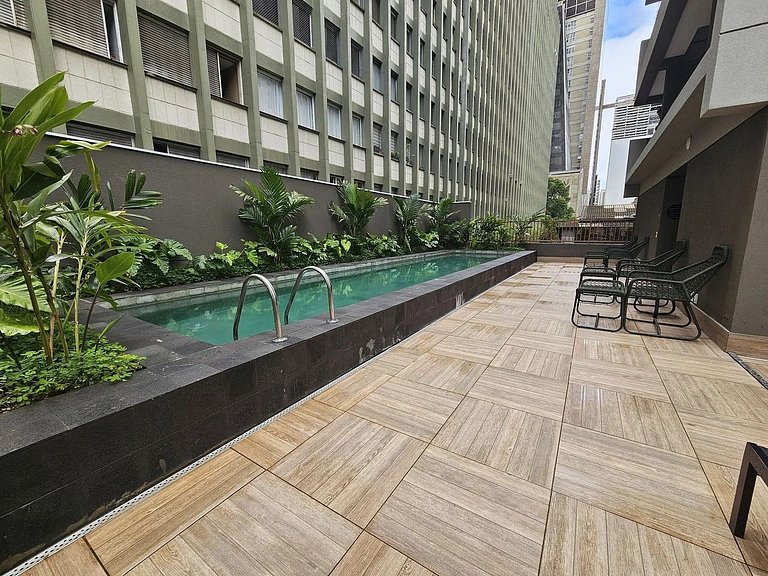 Apto com vista privilegiada ao lado da Paulista