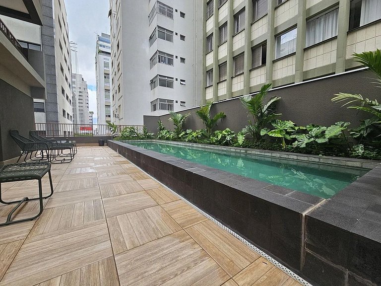 Studio confortável a 200m da Av. Paulista