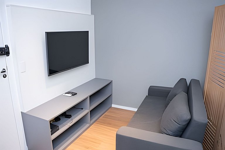 Flat com cozinha completa – Cidade Jardim SP