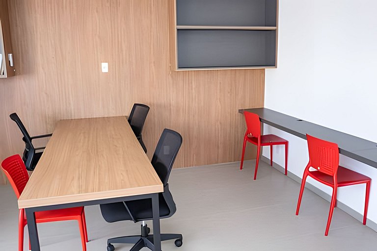 Flat com cozinha completa – Cidade Jardim SP