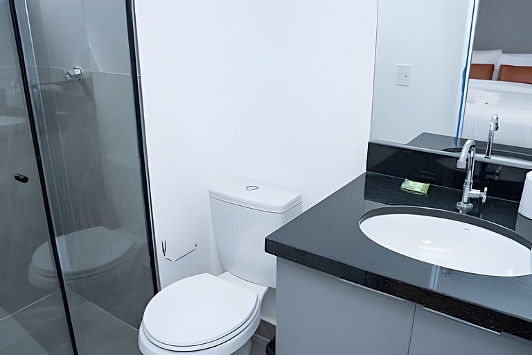 Flat com cozinha completa – Cidade Jardim SP