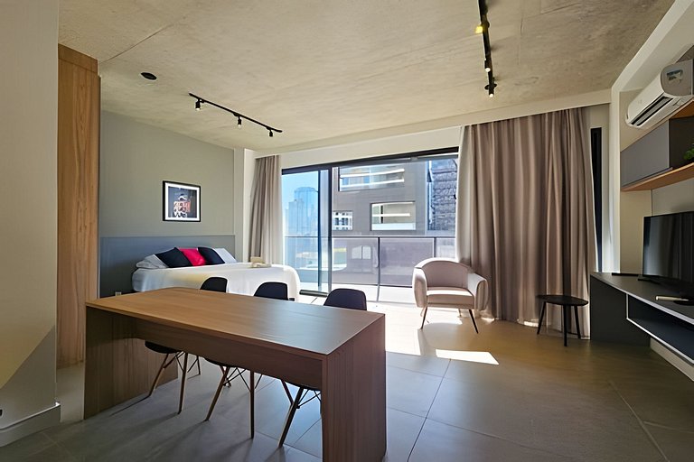 Flat completo na Vila Olímpia