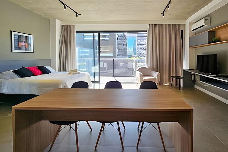 Flat completo na Vila Olímpia