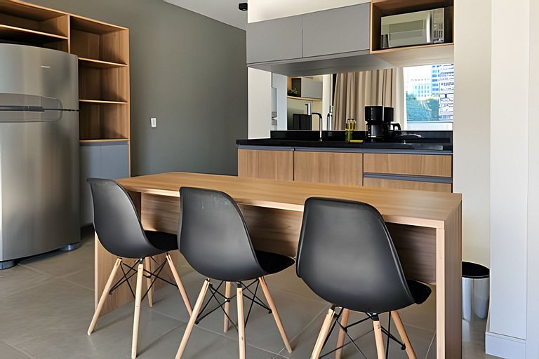 Flat completo na Vila Olímpia
