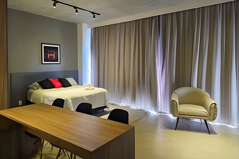 Flat completo na Vila Olímpia
