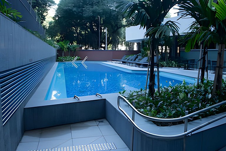 Studio c/ Piscina e Academia | SP Centro