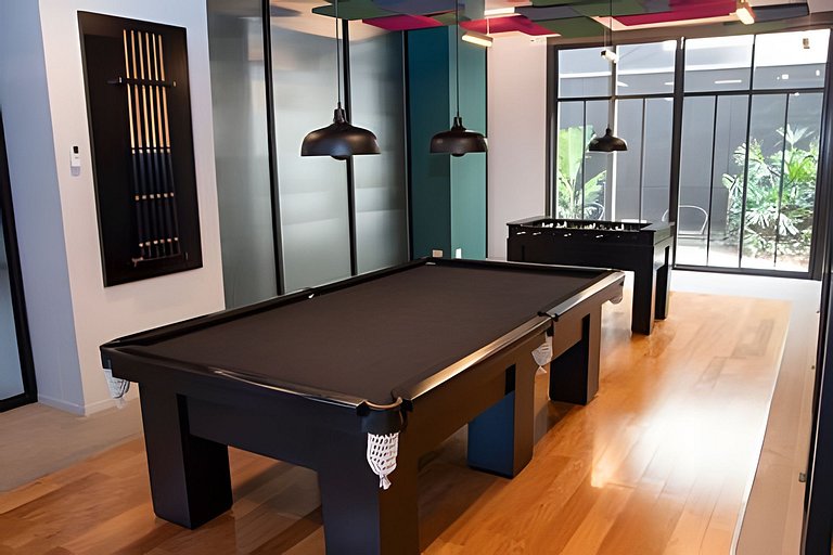 Studio c/ Piscina e Academia | SP Centro