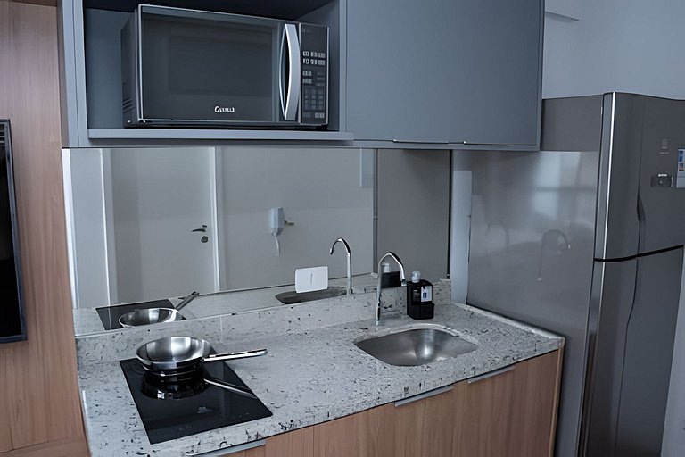 Studio c/ Piscina e Academia | SP Centro