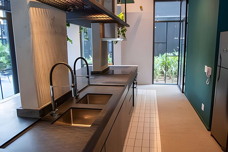 Studio c/ Piscina e Academia | SP Centro