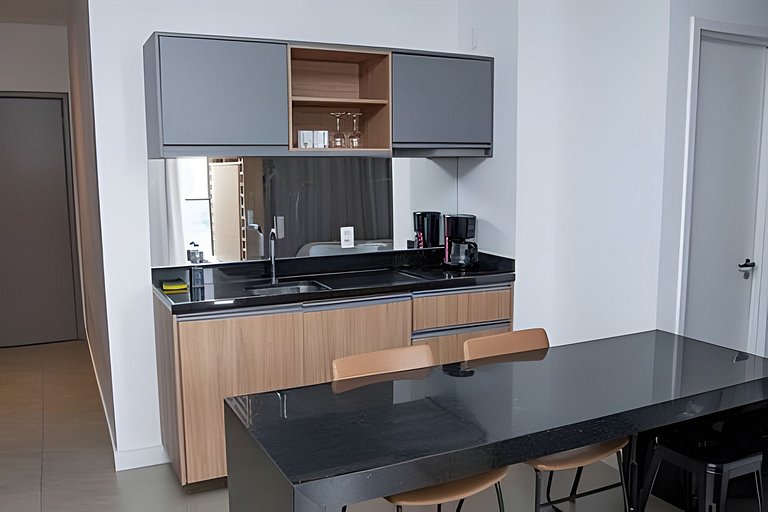 Apto completo VN Millennium c/ Cozinha & Wi-Fi