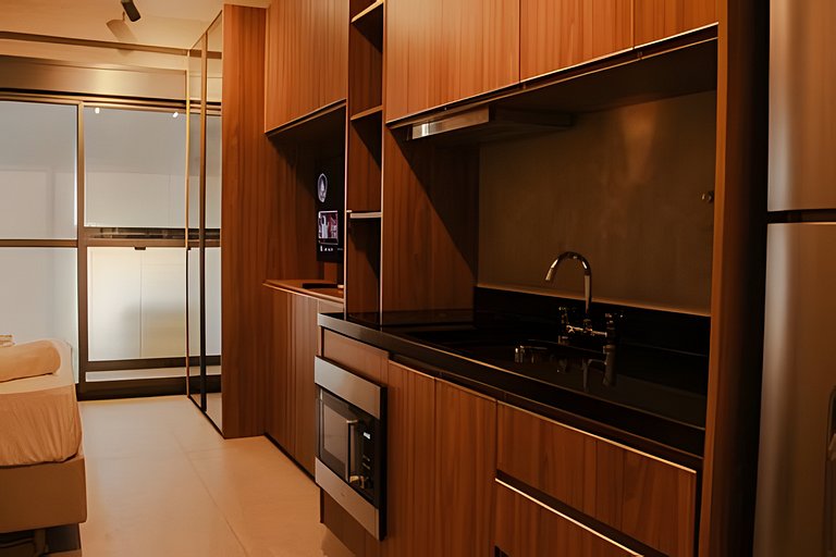 Apto com academia próx. à estação Brooklin