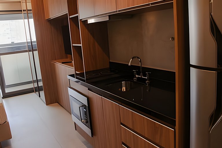 Apto com academia próx. à estação Brooklin