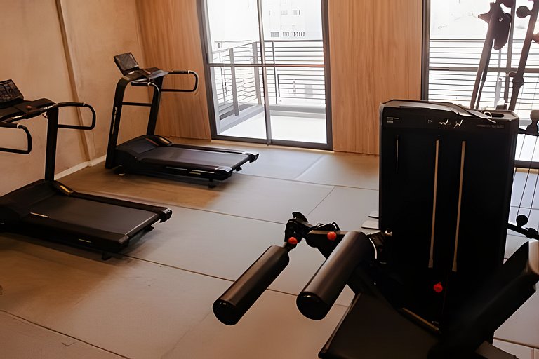Apto com academia próx. à estação Brooklin
